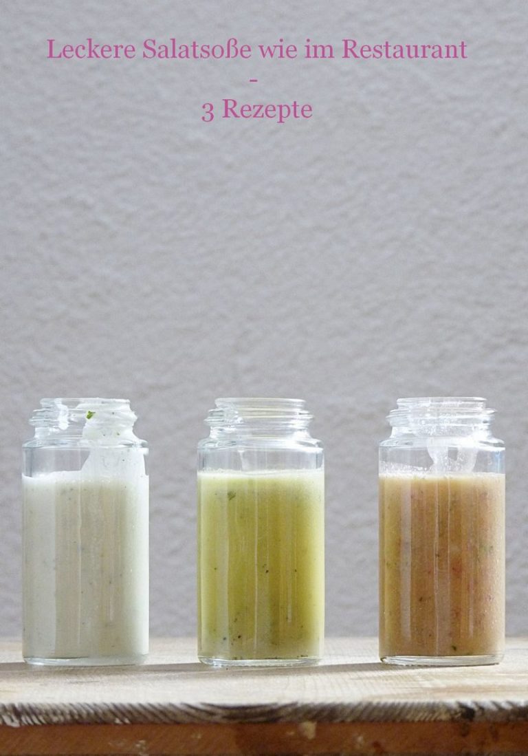 Salatdressing Salatsoße Vorratsmenge Ca 1 Liter — Rezepte Suchen