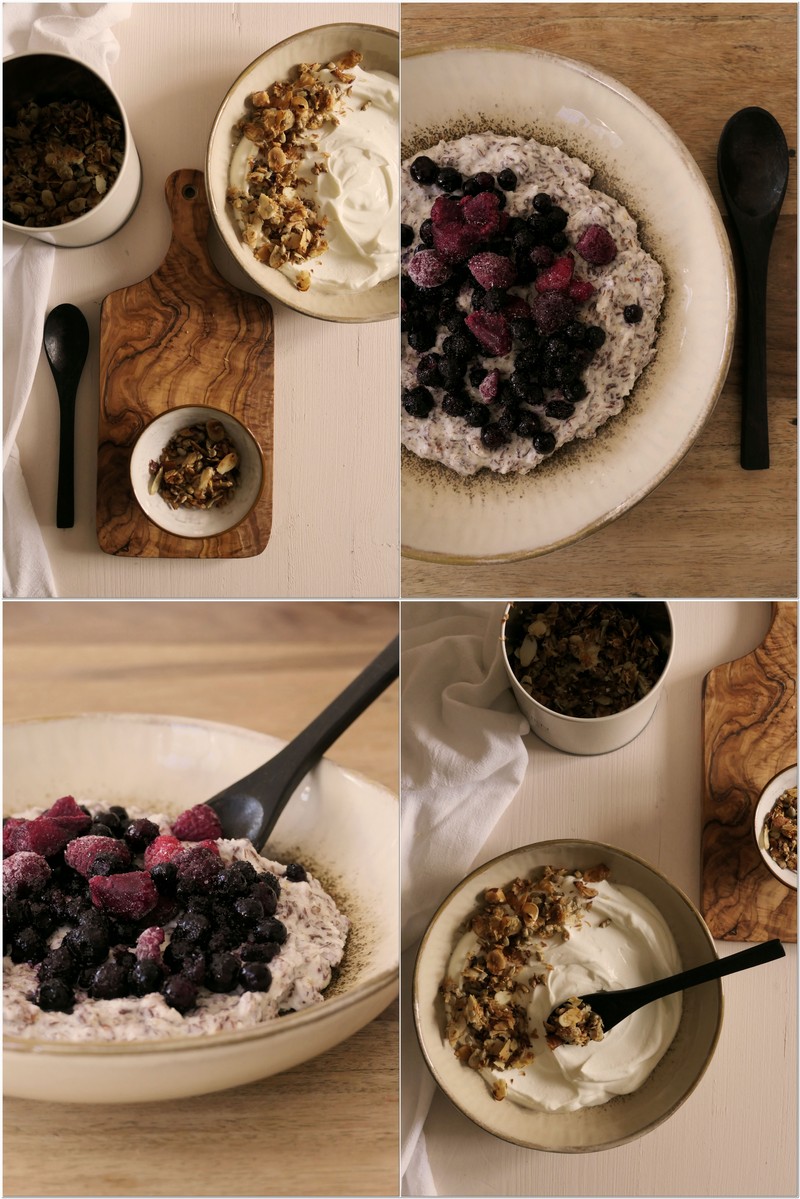 veganes Keto Frühstück - 2 Rezepte - Granola und Porridge