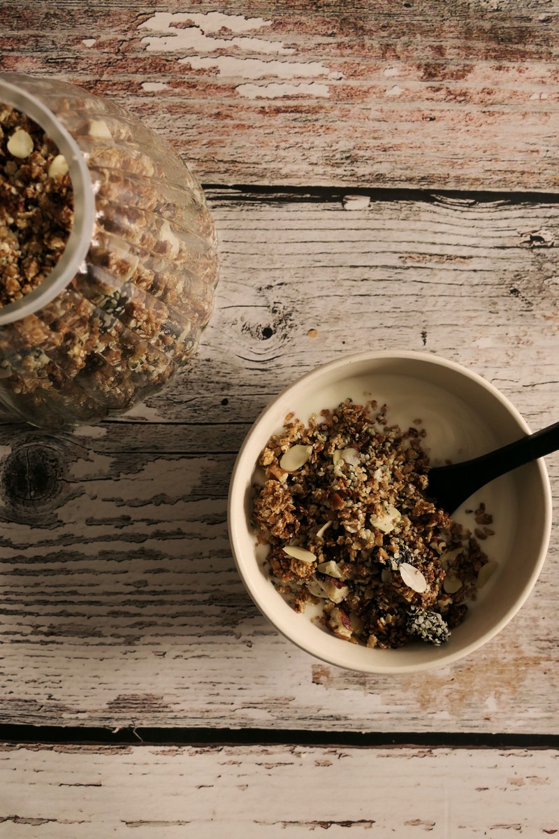 Knuspriges Buchweizenmüsli